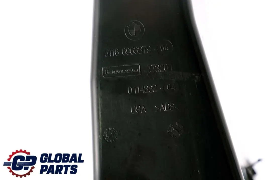 BMW X5 X6 Serie E70 LCI E71 Consola Central Trasera Bandeja Insertable 6963379 - SKU 6973519 - Número de pieza 6973519