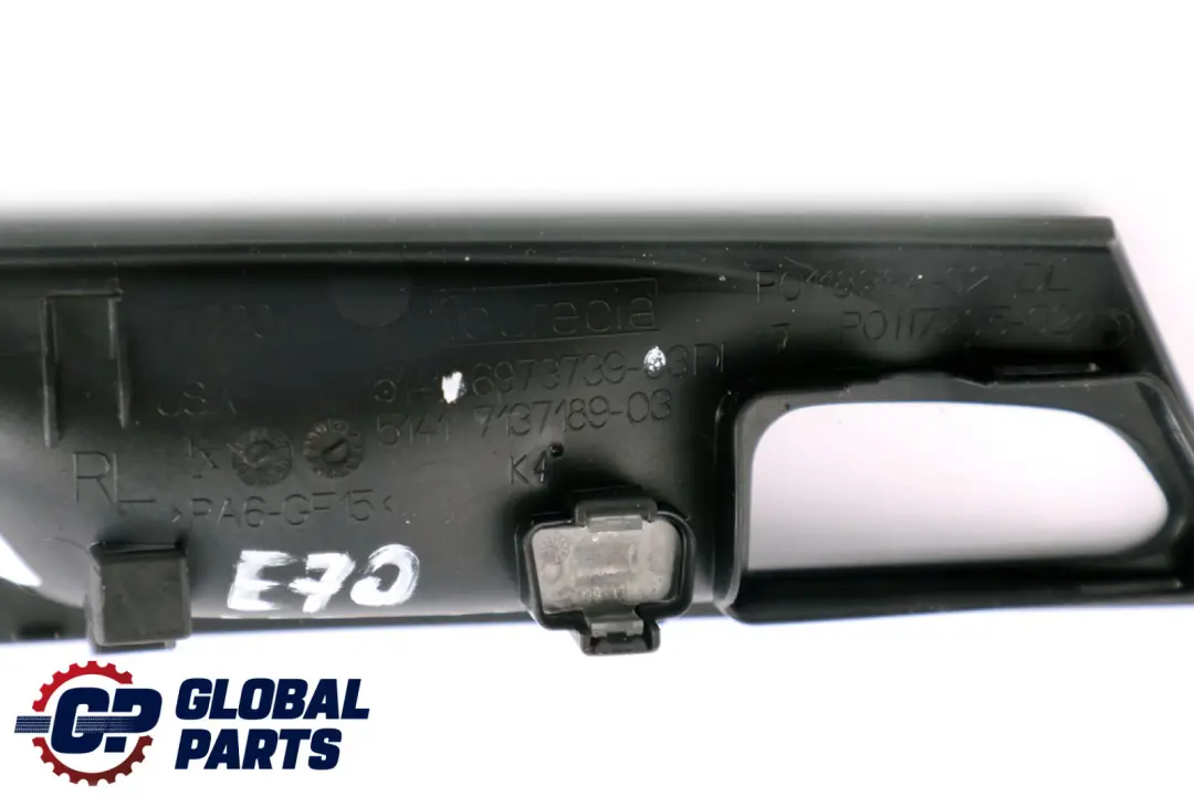 BMW X5 E70 Couverture Poignee de Porte Arriere Gauche Noir - SKU 6973739 - Numéro de pièce 6973739