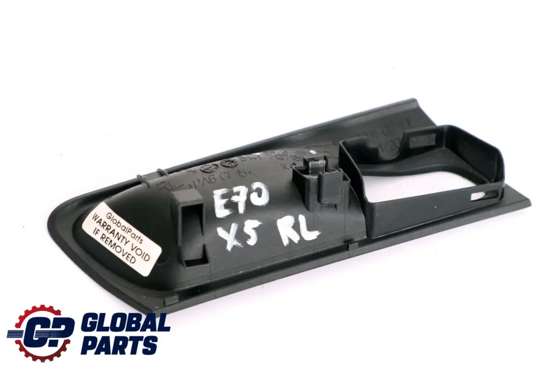 BMW X5 E70 Couverture Poignee de Porte Arriere Gauche Noir - SKU 6973739 - Numéro de pièce 6973739