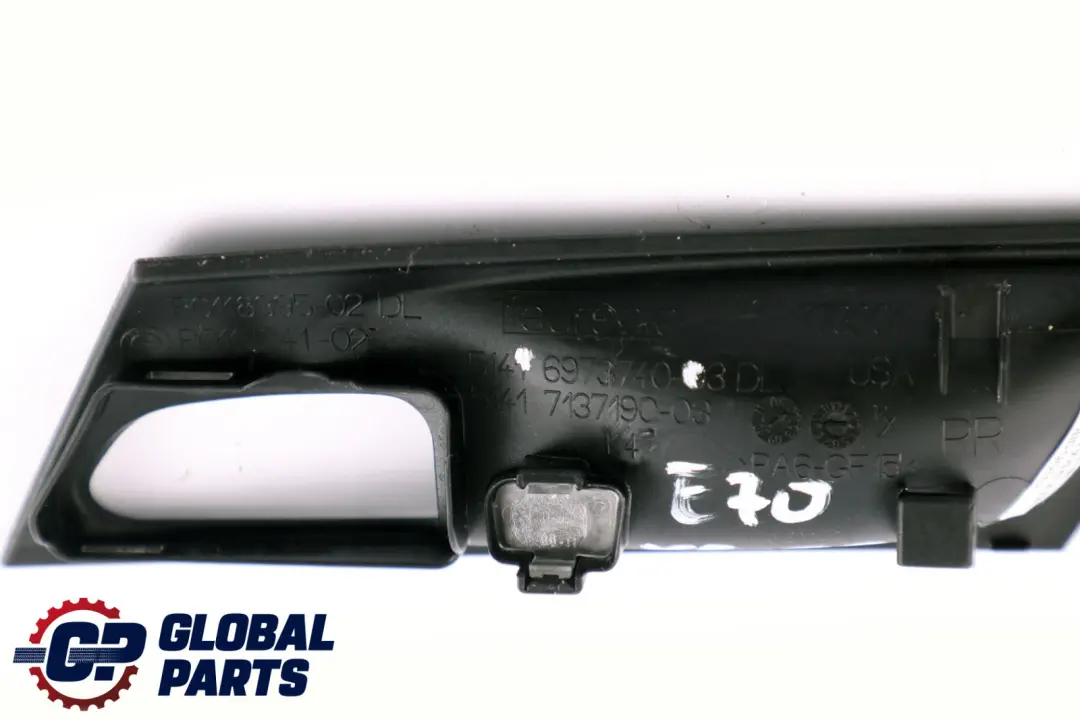 Apertura Apriporta Posteriore Destra Nero per BMW X5 E70 con numero di parte 6973740 BMW X5 E70 Apertura Apriporta Posteriore Destra Nero - SKU 6973740 - Numero di parte 6973740