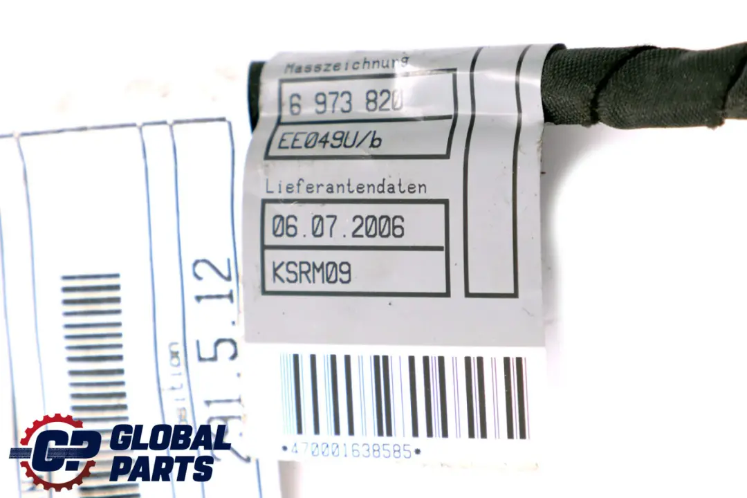Wiring Loom Harness Co-Drivers to BMW 6 Series E63 E64 with Part number 6973921 BMW 6 Series E63 E64 Wiring Loom Harness Co-Drivers - SKU 6973921 - Part number 6973921