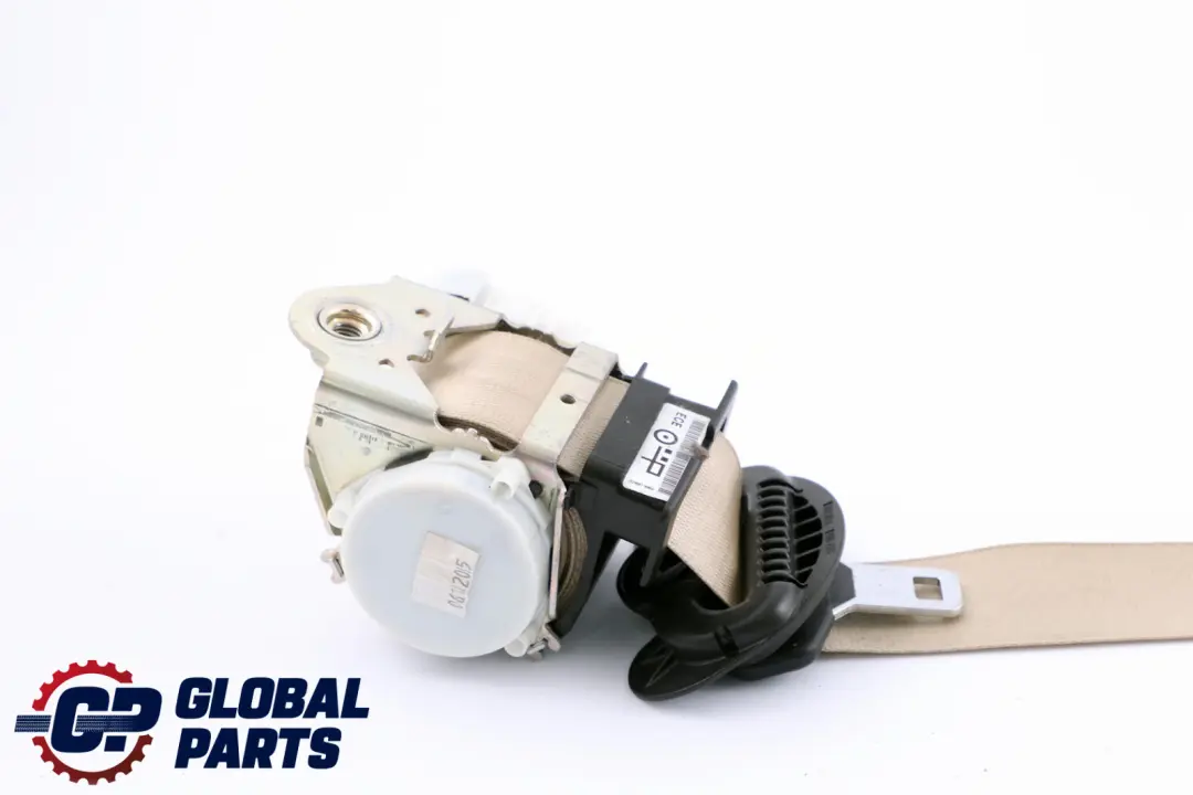 Upper Belt Front Right O/S Seat Belt Creme Beige to BMW 3 Series E92 Coupe with Part number 6973962 BMW 3 Series E92 Coupe Upper Belt Front Right O/S Seat Belt Creme Beige - SKU 6973962 - Part number 6973962