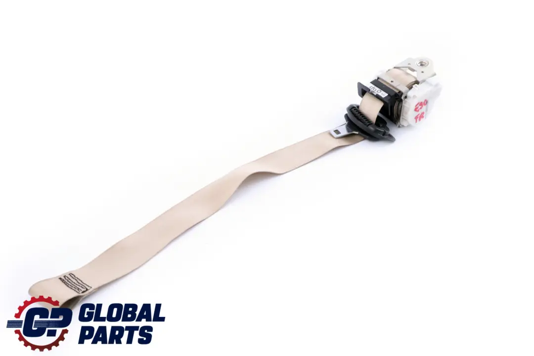 Upper Belt Front Right O/S Seat Belt Creme Beige to BMW 3 Series E92 Coupe with Part number 6973962 BMW 3 Series E92 Coupe Upper Belt Front Right O/S Seat Belt Creme Beige - SKU 6973962 - Part number 6973962