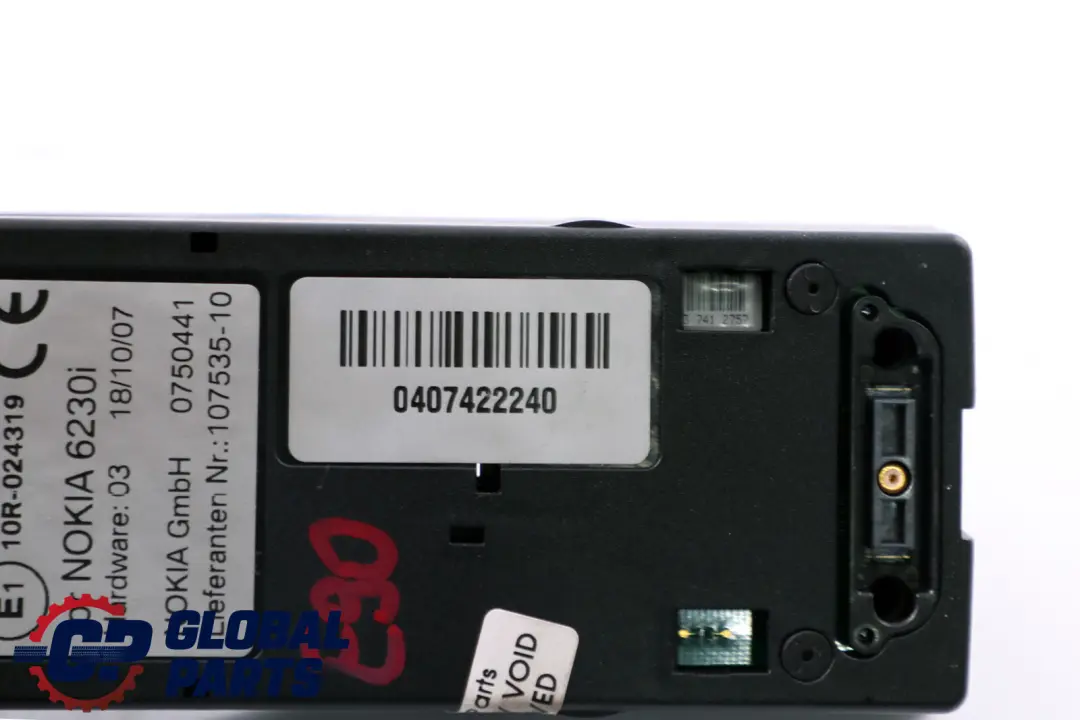 Adaptador A Presión Teléfono Básico NOKIA 6230I para BMW E60 E81 E87 E90 con número de pieza 6973983 BMW E60 E81 E87 E90 Adaptador A Presión Teléfono Básico NOKIA 6230I - SKU 6973983 - Número de pieza 6973983