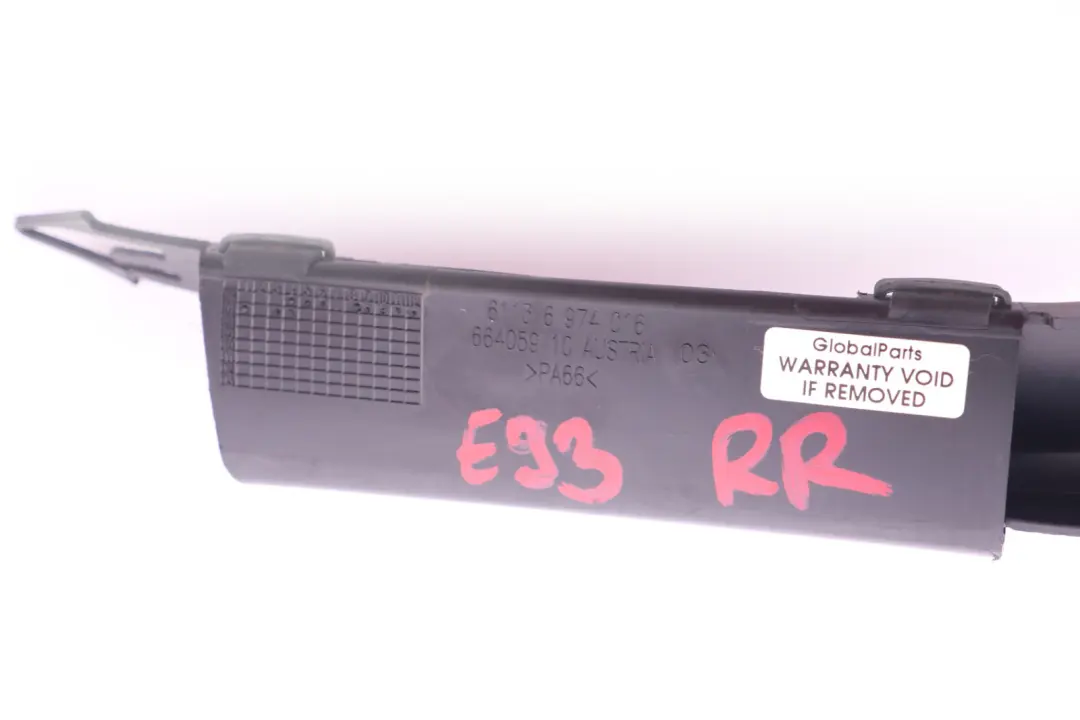 E93N LCI Kabelschacht Radhaus Hinten Rechts für BMW 3 er E93 mit Teilenummer 6974016 BMW 3 er E93 E93N LCI Kabelschacht Radhaus Hinten Rechts - SKU 6974016 - Teilenummer 6974016