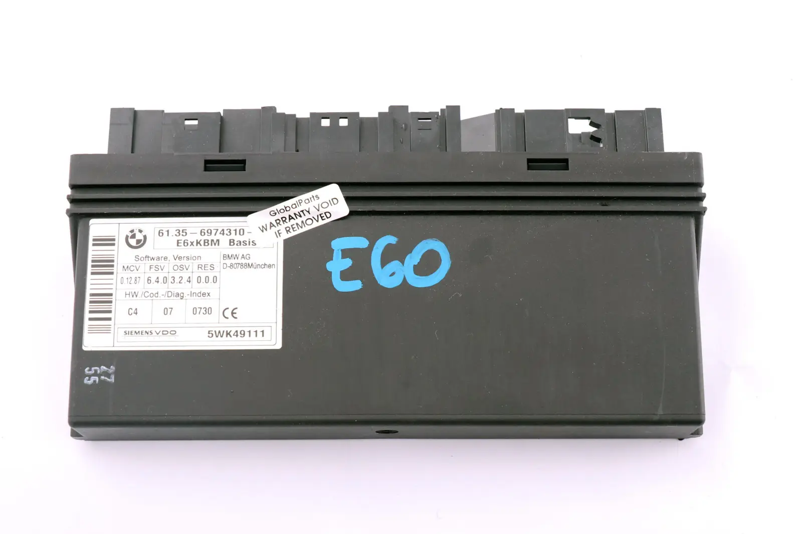 BMW E60 E63 E64 Body Control Module ECU Unidad De Control 6974310