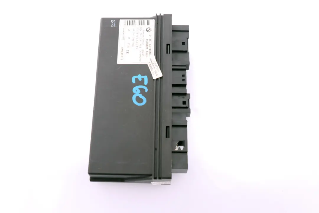 Body Control Module ECU Control Unit to BMW 5 6 Series E60 E63 E64 with Part number 6974310 BMW 5 6 Series E60 E63 E64 Body Control Module ECU Control Unit - SKU 6974310 - Part number 6974310