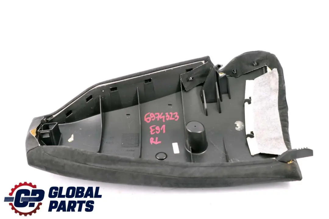 BMW 3 E91 Touring Rear Seat Left N/S Side Finisher Cloth Fabric Alcantara - SKU 6974323 - Part number 6974323