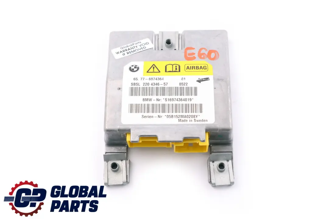 Capteur De Module D'Air BMW E60 E61 E63 Colonne B Gauche pour à propos du numéro de pièce 6974364 Capteur De Module D'Air BMW E60 E61 E63 Colonne B Gauche - SKU 6974364 - Numéro de pièce 6974364