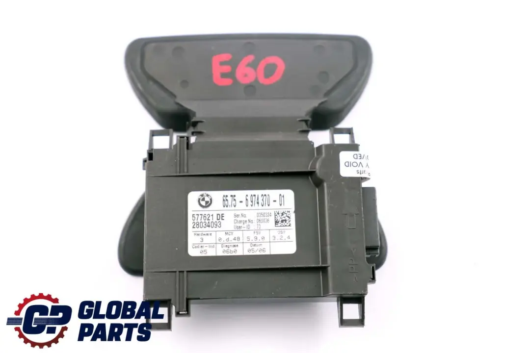 Sterownik Moduł Ultradźwiękowy Alarm do BMW E60 E60N E61 o numerze 6974370 BMW E60 E60N E61 Sterownik Moduł Ultradźwiękowy Alarm - SKU 6974370 - Numer Części 6974370