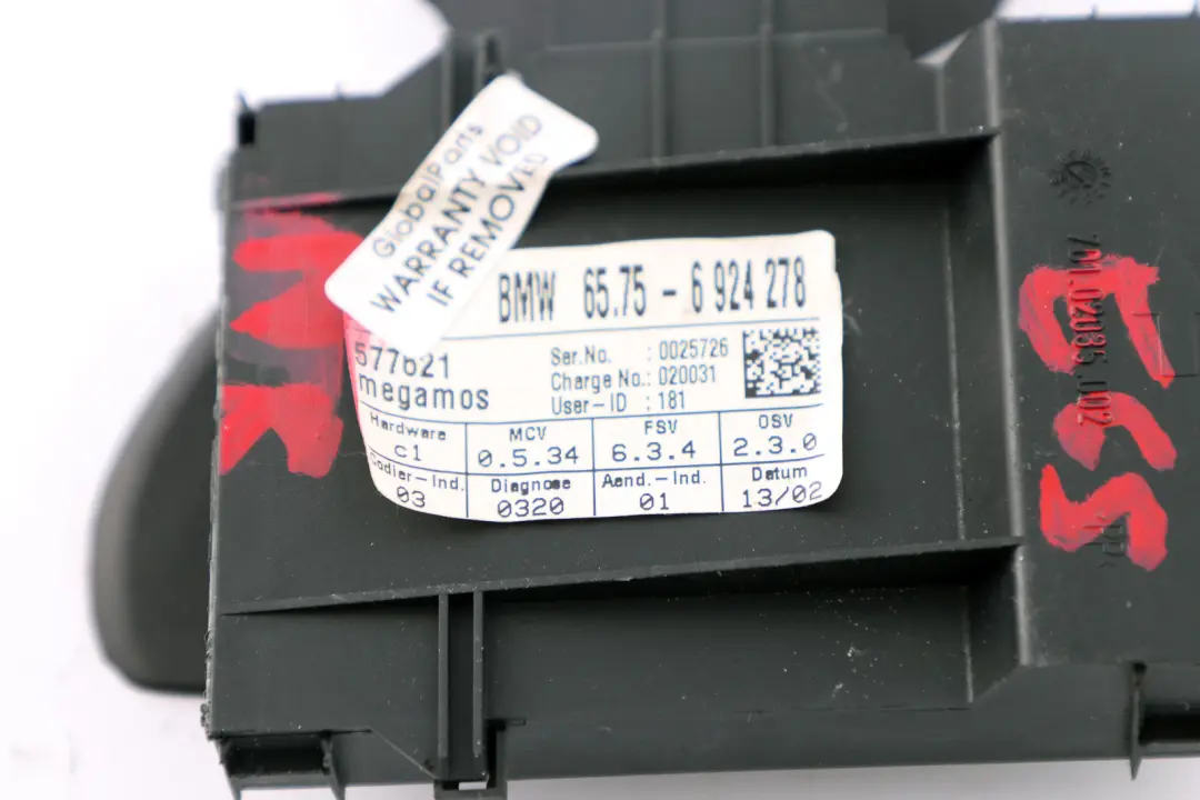 Modulo Ultra Sonic per BMW 7 E65 E66 E67 con numero di parte 6974372 BMW 7 E65 E66 E67 Modulo Ultra Sonic - SKU 6974372 - Numero di parte 6974372