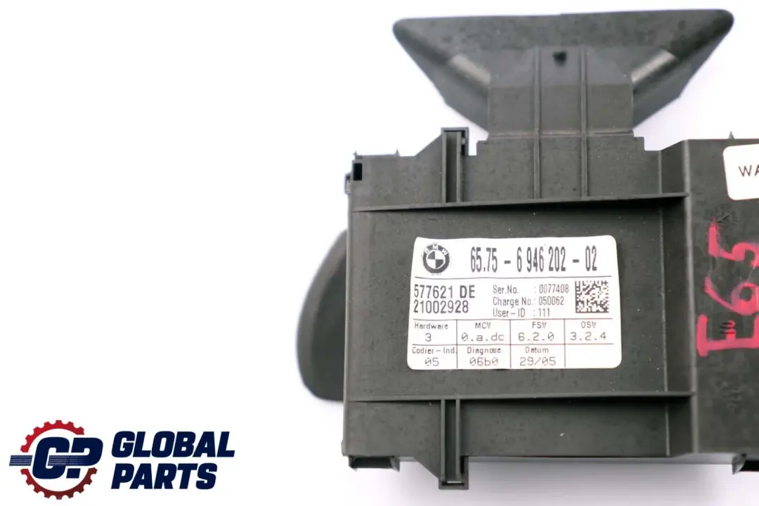 BMW 7 E65 E66 E67 Moduł sensor czujnik alarmu - SKU 6974372 - Numer Części 6974372