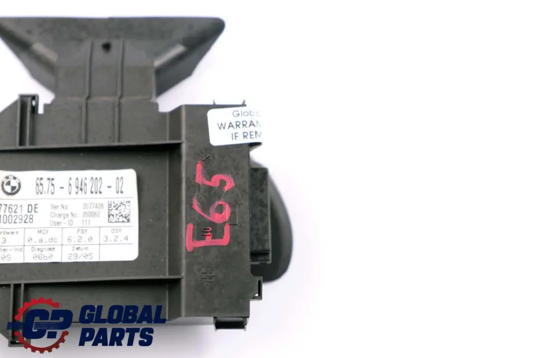 Module Ultra Sonic pour BMW E65 E66 E67 à propos du numéro de pièce 6974372 BMW E65 E66 E67 Module Ultra Sonic - SKU 6974372 - Numéro de pièce 6974372