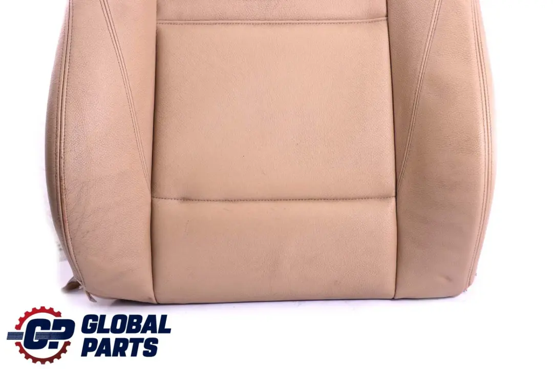 BMW E70 E71 Heated Sport Front Right O/S Seat Backrest Cover Beige Leather - SKU 6974522 - Part number 6974522