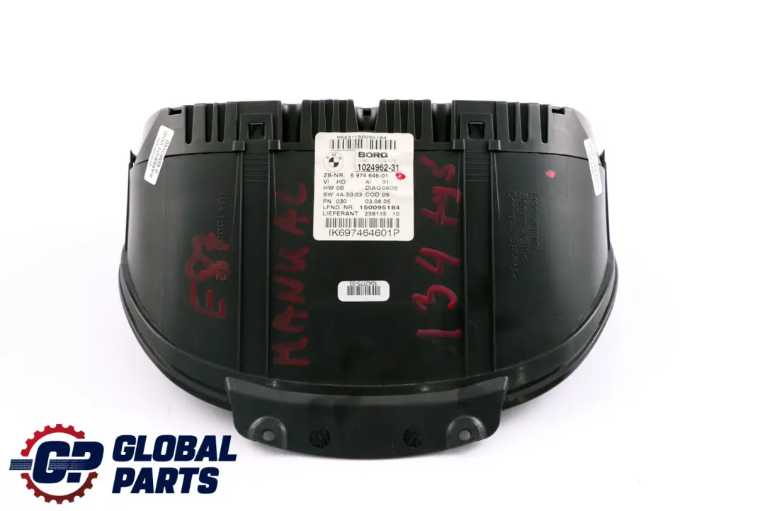 BMW 1 Series E81 E87 E88 Instrument Cluster Speedo Clocks Petrol Manual - SKU rhd-6974646 - Part number 6974646