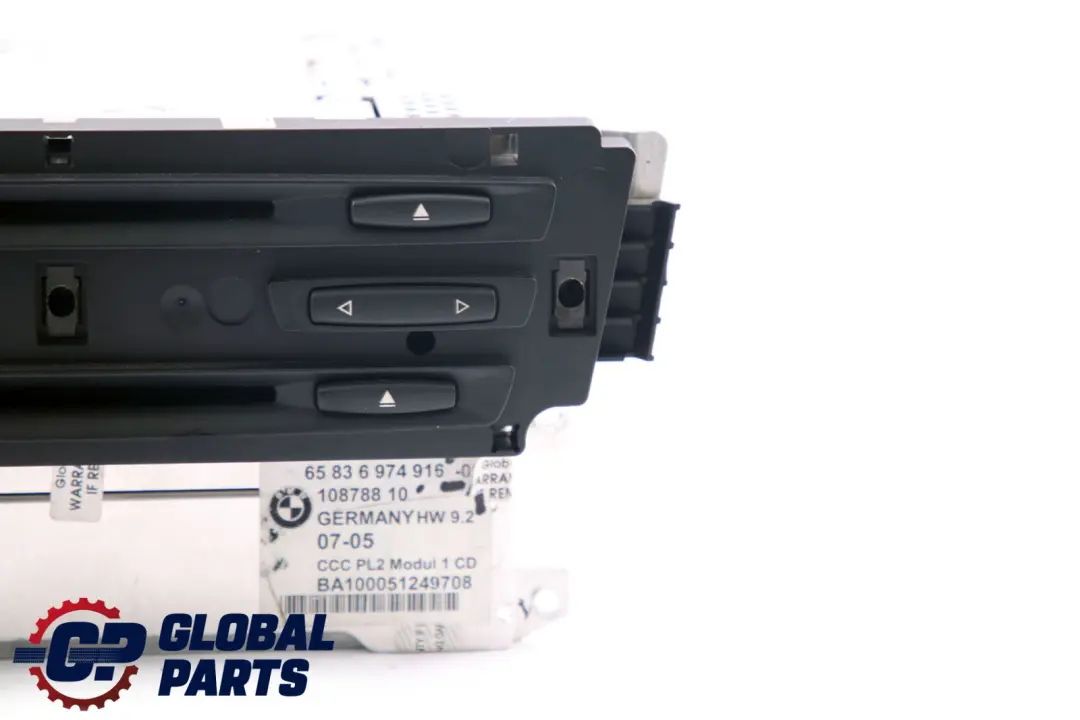 CCC Professional Navigation Kontroller ERSATZTEIL / DEFEKT für BMW E87 E90 mit Teilenummer 6974916 BMW E87 E90 CCC Professional Navigation Kontroller ERSATZTEIL / DEFEKT - SKU 6974916-1 - Teilenummer 6974916