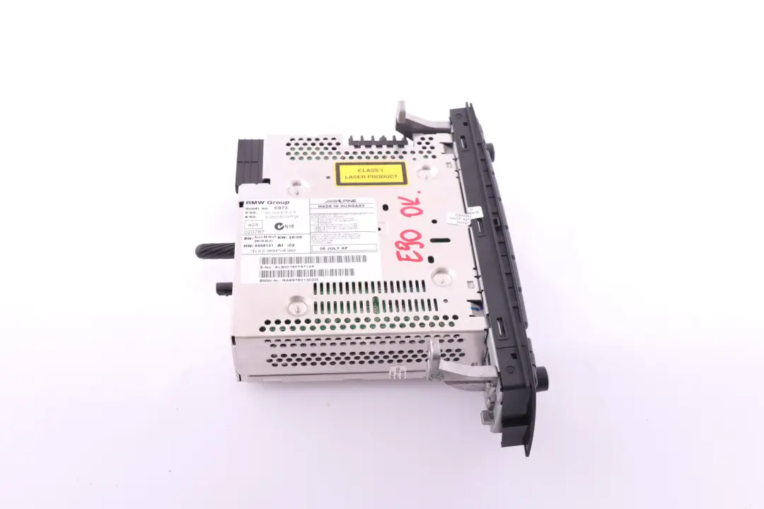 Radio CD Reproductor Profesional para BMW E90 con número de pieza 6975013 BMW E90 Radio CD Reproductor Profesional - SKU 6975013 - Número de pieza 6975013