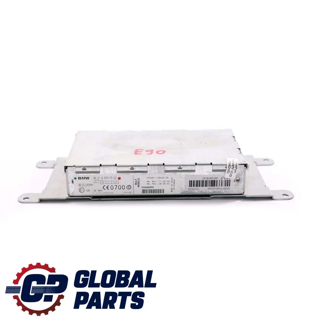  Módulo Bluetooth BMW E81 E87 E90 MULF Manos Libres Electrónica Carga - SKU 6975173 - Número de pieza 6975173