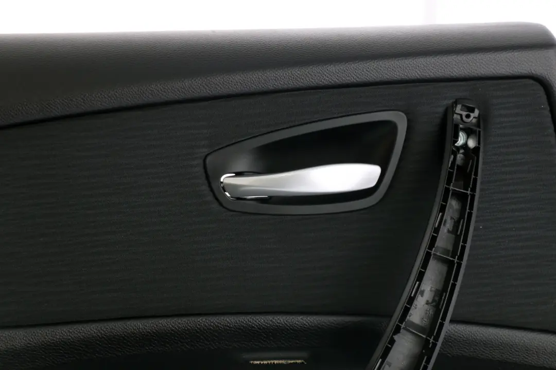 Forro Tela para Tarjeta Puerta Trasera Izquierda Elektra Anthracite para BMW E87 LCI con número de pieza 6975319 BMW E87 LCI Forro Tela para Tarjeta Puerta Trasera Izquierda Elektra Anthracite - SKU 6975319 - Número de pieza 6975319