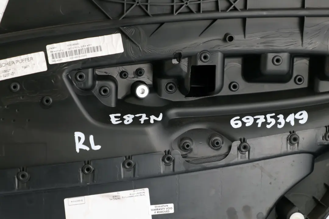 Forro Tela para Tarjeta Puerta Trasera Izquierda Elektra Anthracite para BMW E87 LCI con número de pieza 6975319 BMW E87 LCI Forro Tela para Tarjeta Puerta Trasera Izquierda Elektra Anthracite - SKU 6975319 - Número de pieza 6975319