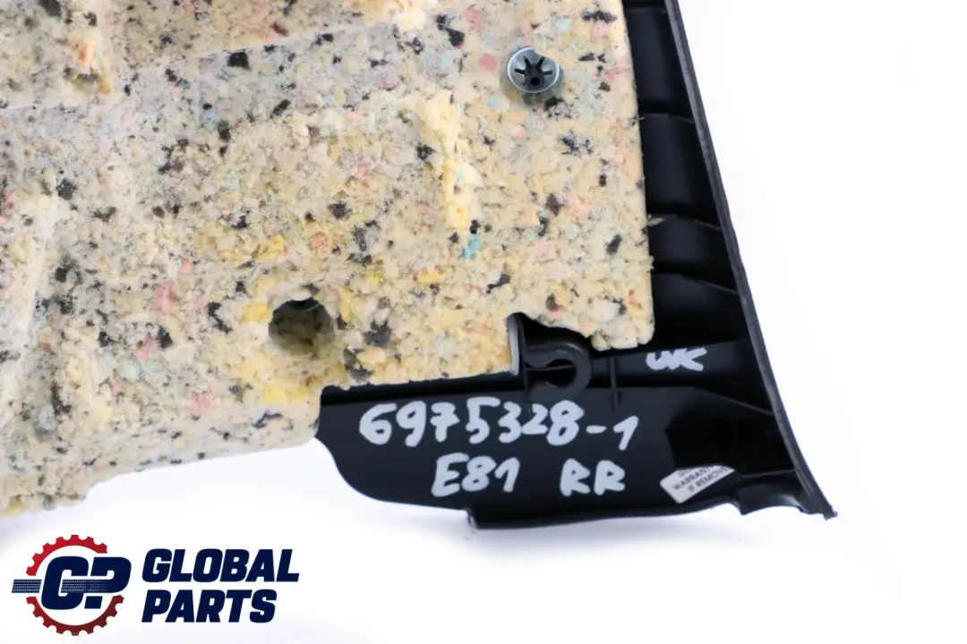 Right O/S Lateral Trim Panel Cloth Elektra Anthracite to BMW 1 Series E81 1 Rear with Part number 6975328 BMW 1 Series E81 1 Rear Right O/S Lateral Trim Panel Cloth Elektra Anthracite - SKU 6975328-1 - Part number 6975328