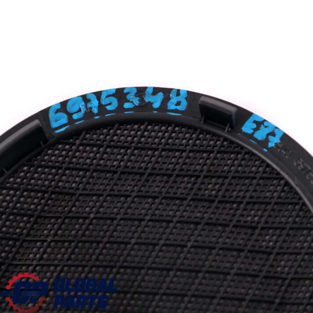 BMW E81 E82 E87 LCI Cover Trim Door Card Altoparlante Nero Anteriore Destro - SKU 6975348 - Numero di parte 6975348