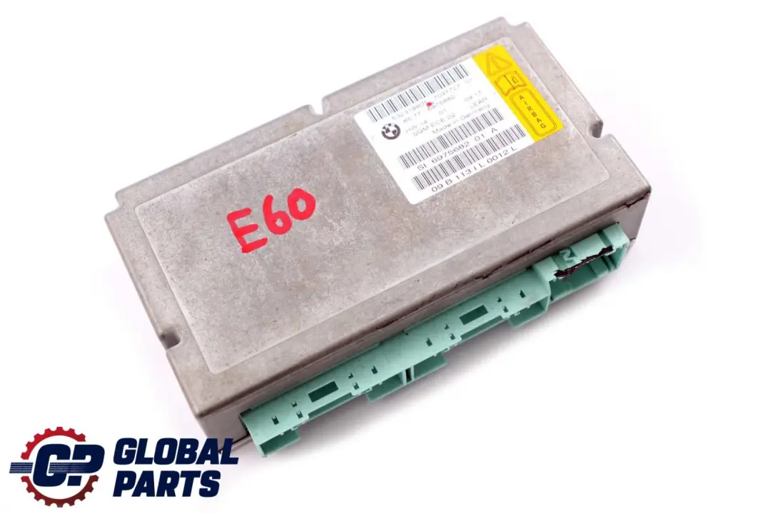 Airbag ECU Control Unit Gateway Module to BMW 5 Series E60 E61 with Part number 6975682 BMW 5 Series E60 E61 Airbag ECU Control Unit Gateway Module - SKU 6975682 - Part number 6975682