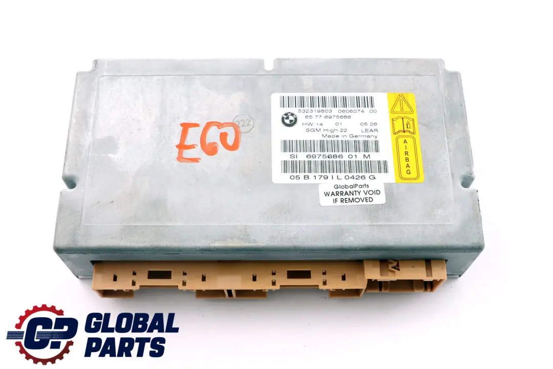 Moduł Sterownik Gateway ECU do BMW E60 E61 E63 o numerze 6975686 BMW E60 E61 E63 Moduł Sterownik Gateway ECU - SKU 6975686 - Numer Części 6975686
