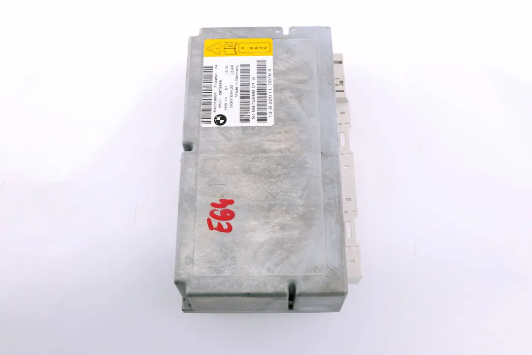 Module De Commande De Capteur D'Air Passerelle ECU pour BMW E64 à propos du numéro de pièce 6975688 BMW E64 Module De Commande De Capteur D'Air Passerelle ECU - SKU 6975688 - Numéro de pièce 6975688