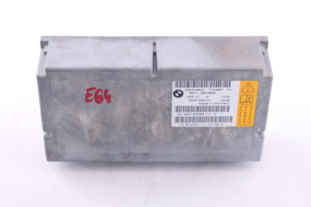 BMW E64 Gateway Modul Sensor Luftmodul Steuerung ECU - SKU 6975688 - Teilenummer 6975688