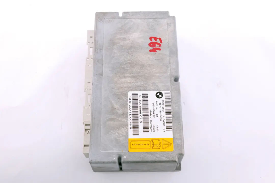 Gateway Modul Sensor Luftmodul Steuerung ECU für BMW E64 mit Teilenummer 6975688 BMW E64 Gateway Modul Sensor Luftmodul Steuerung ECU - SKU 6975688 - Teilenummer 6975688