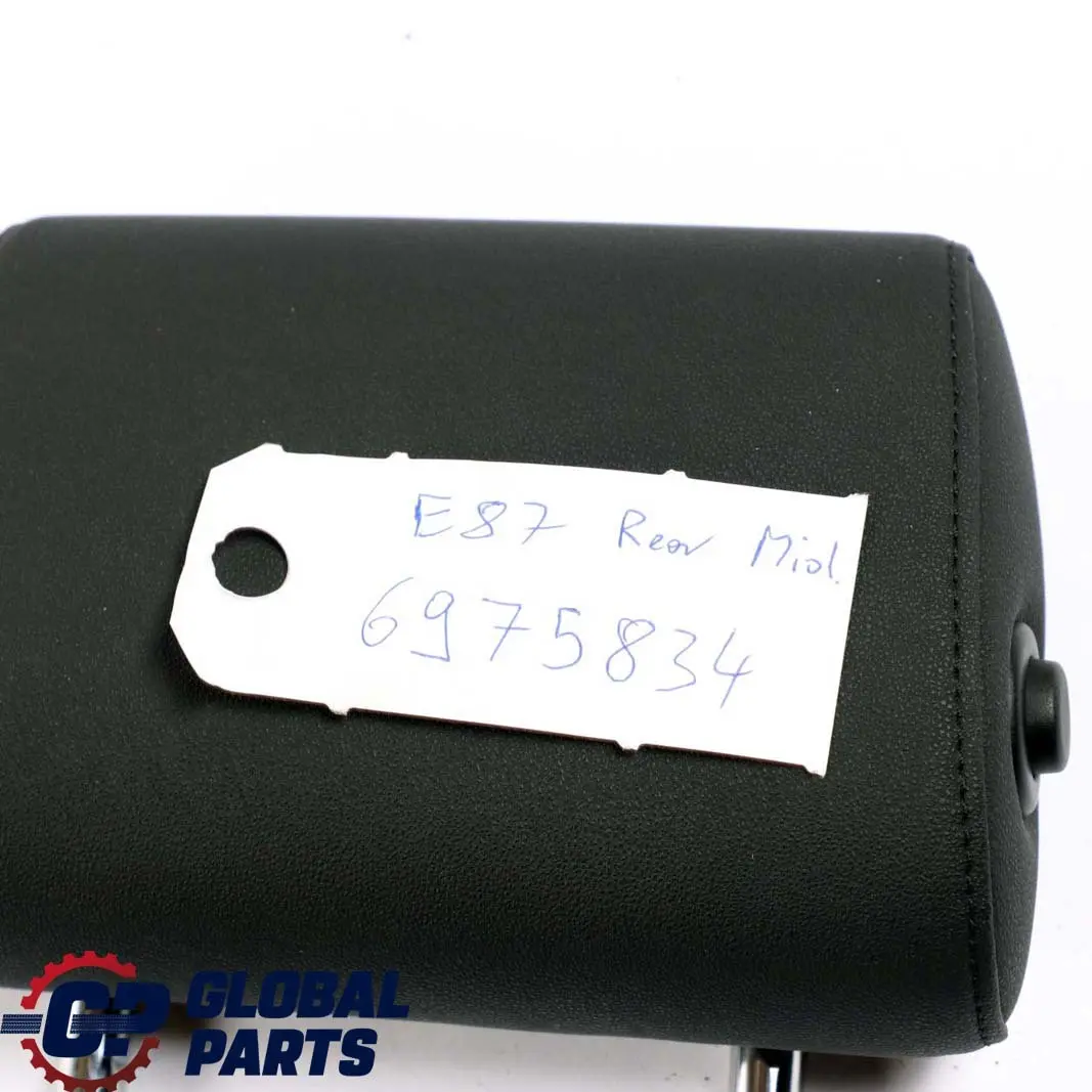 BMW 1 E87 Rear Seat Bench Folding Backrest Middle Headrest Flashpoint Black - SKU 6975834 - Part number 6975834