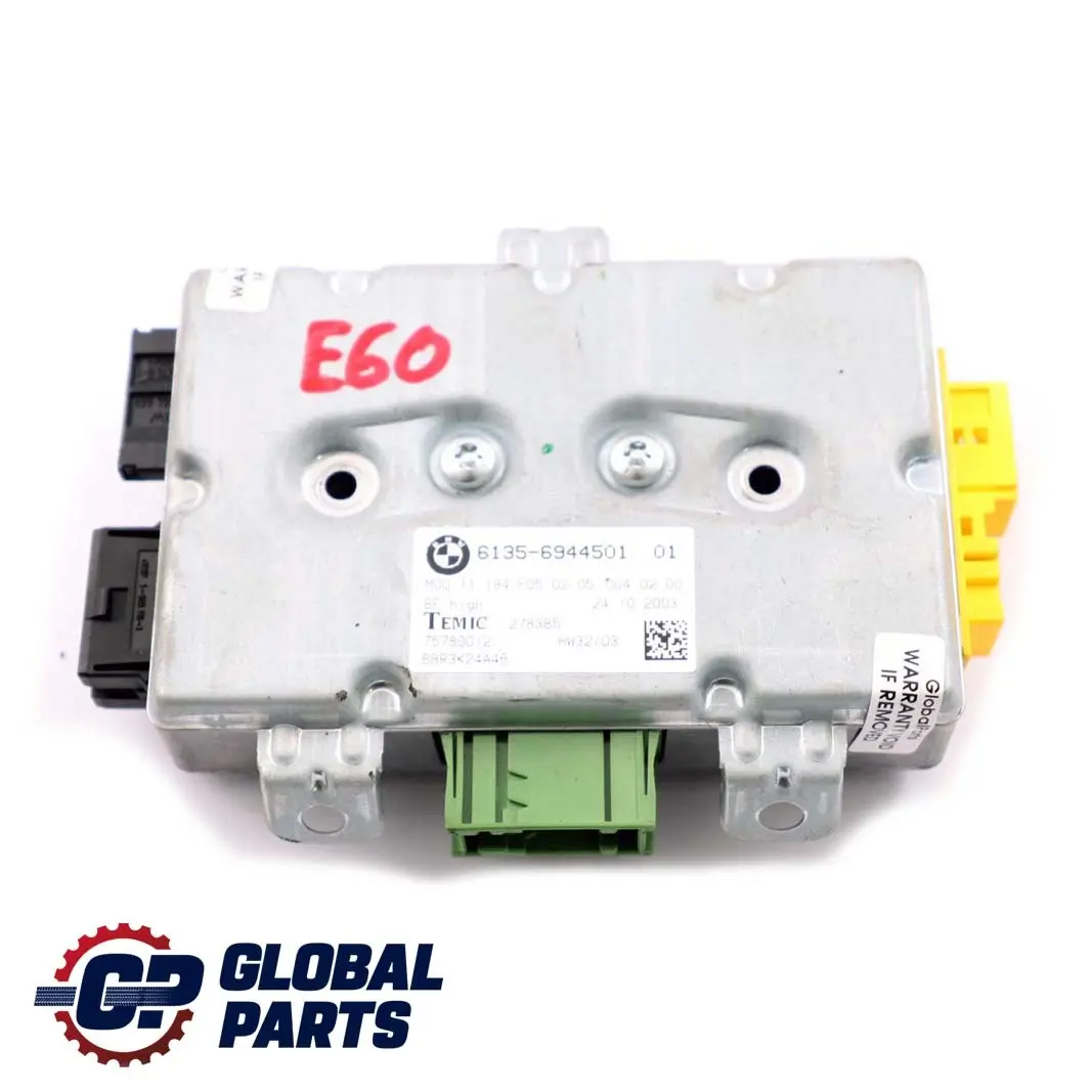 Side Door Airbag Control Module BMW 5 6 Series E60 E61 E63 Passenger - SKU 6976154 - Part number 6976154