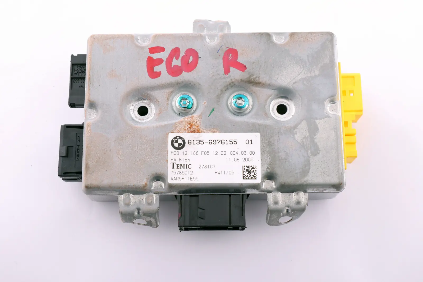 BMW E60 E61 E63 Módulo Control Airbag Puerta Conductor 6976155