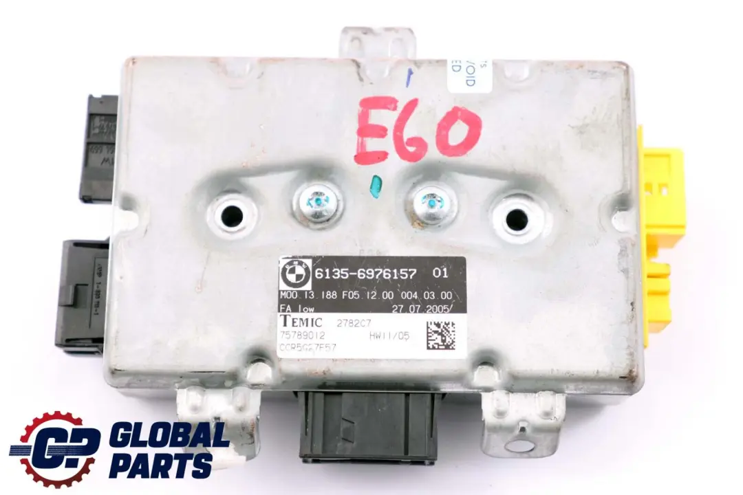 BMW E60 E61 Driver's Side Door Air Module Control Unit Module - SKU 6976157 - Part number 6976157