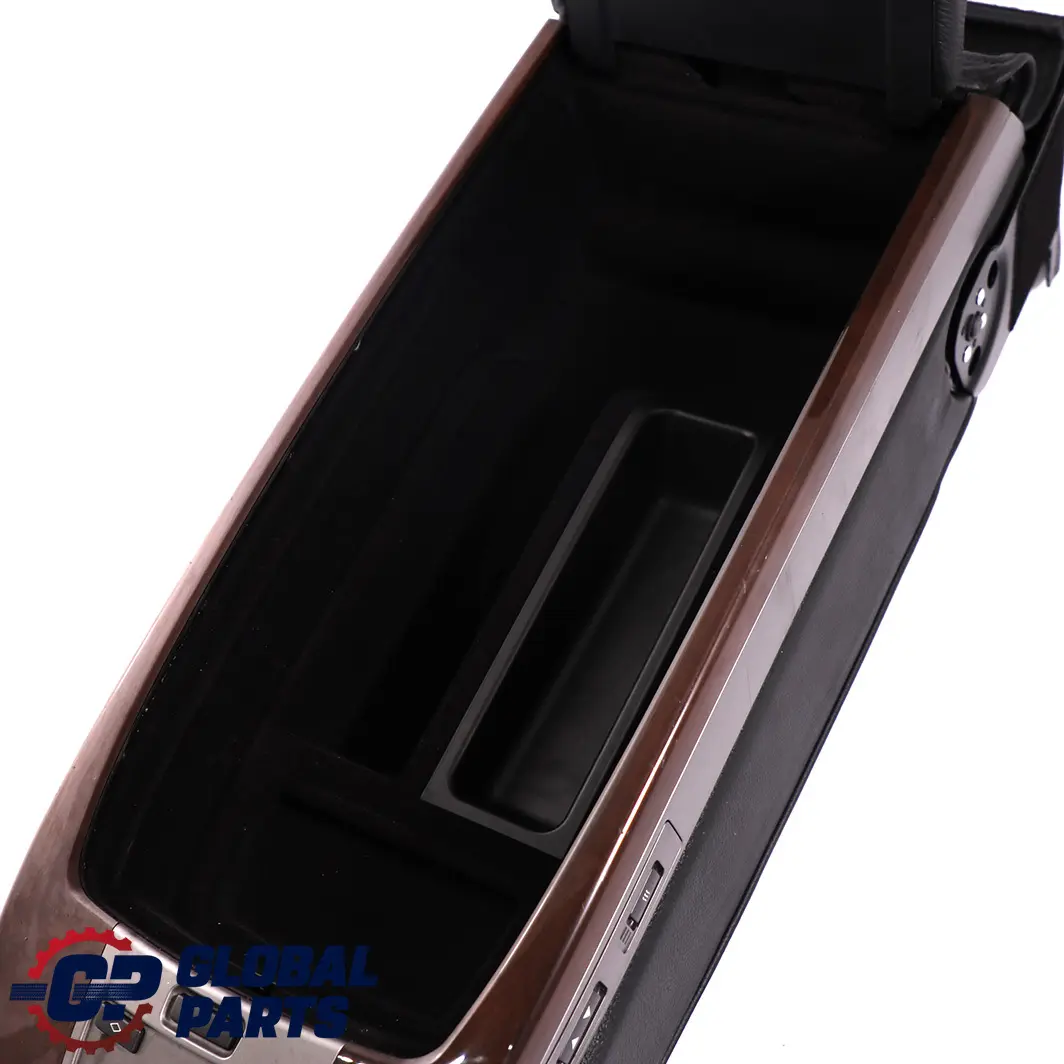 BMW 7 er E65 E66 Rücksitzarmlehne Kopfstütze Konsole Leder Nasca Schwarz - SKU 6976234 - Teilenummer 6976234