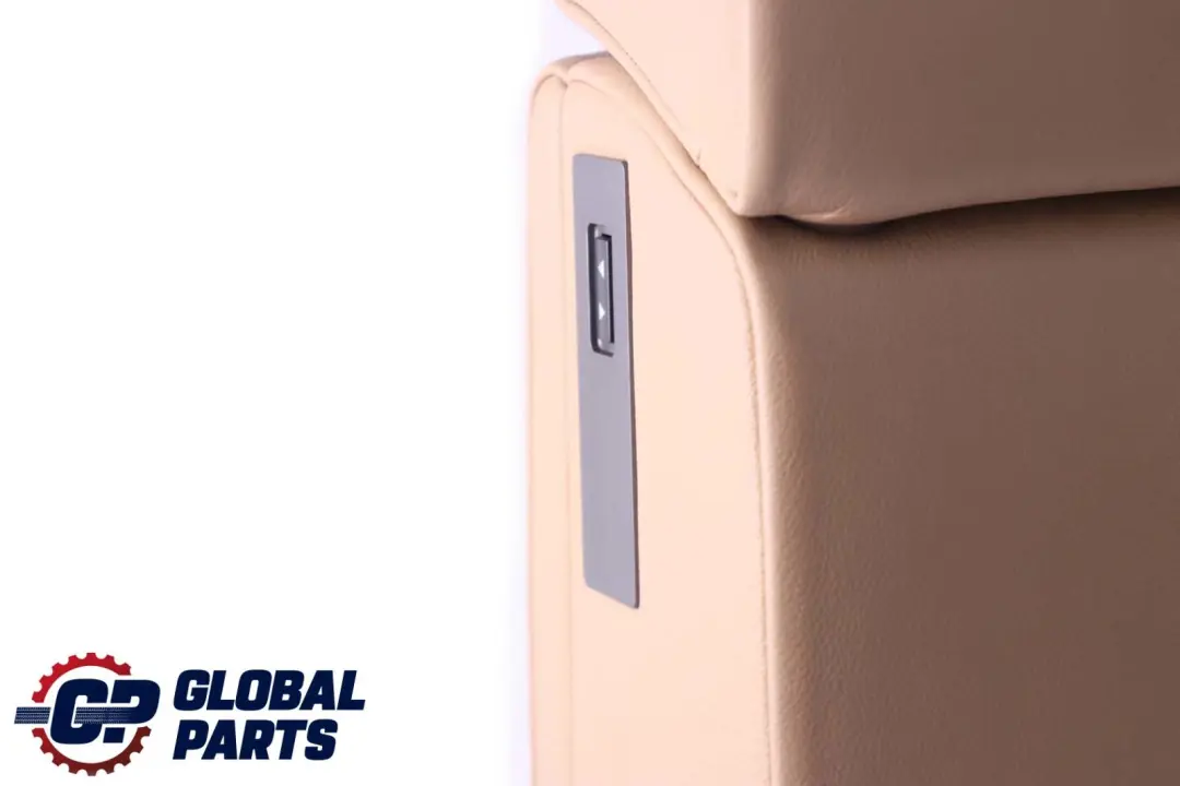 BMW 7 E65 E66 1 Rear Seat Armrest Headrest Console Leather Beige - SKU 6976236-1 - Part number 6976236