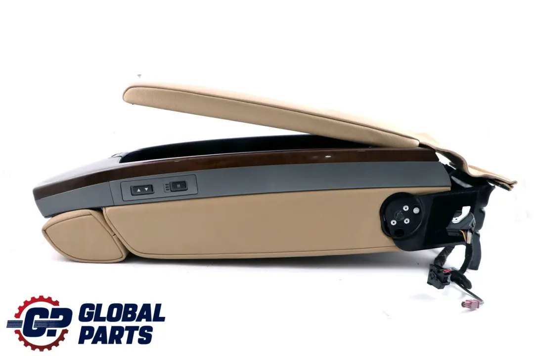 Armrest Headrest Console Leather Beige to BMW 7 Series E65 E66 Rear Seat with Part number 6976236 BMW 7 Series E65 E66 Rear Seat Armrest Headrest Console Leather Beige - SKU 6976236 - Part number 6976236