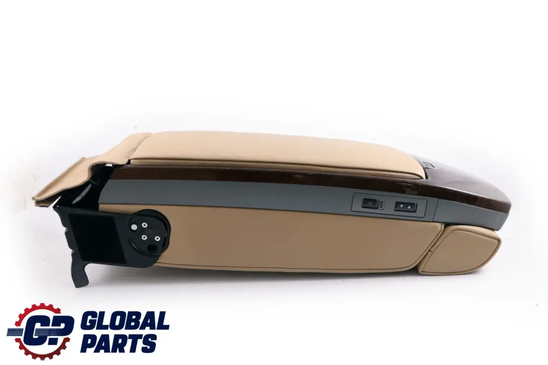 Armrest Headrest Console Leather Beige to BMW 7 Series E65 E66 Rear Seat with Part number 6976236 BMW 7 Series E65 E66 Rear Seat Armrest Headrest Console Leather Beige - SKU 6976236 - Part number 6976236