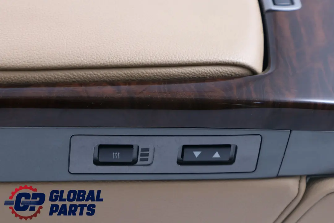 Armrest Headrest Console Leather Beige to BMW 7 Series E65 E66 Rear Seat with Part number 6976236 BMW 7 Series E65 E66 Rear Seat Armrest Headrest Console Leather Beige - SKU 6976236 - Part number 6976236