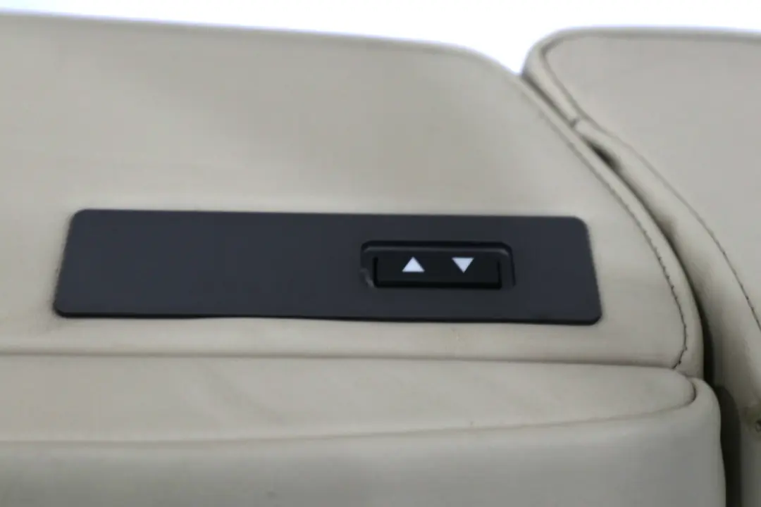 Armrest Headrest Console Leather Cream Beige BMW 7 Series E65 E66 Rear Seat - SKU 6976240 - Part number 6976240