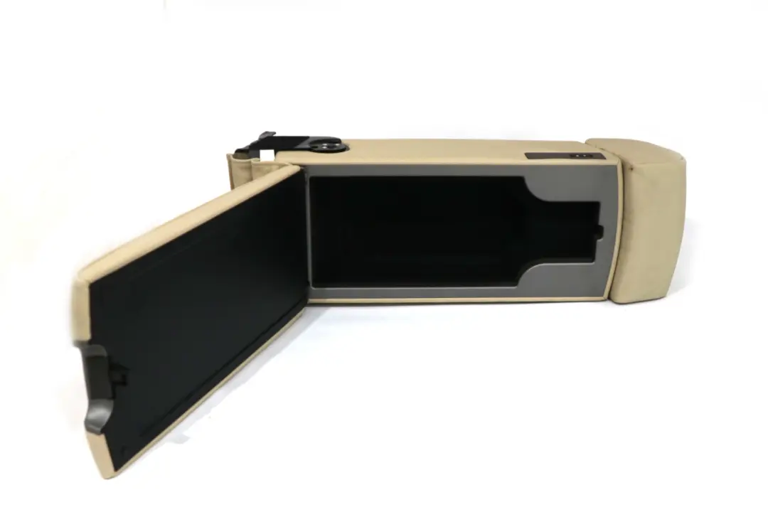 Armrest Headrest Console Leather Cream Beige BMW 7 Series E65 E66 Rear Seat - SKU 6976240 - Part number 6976240