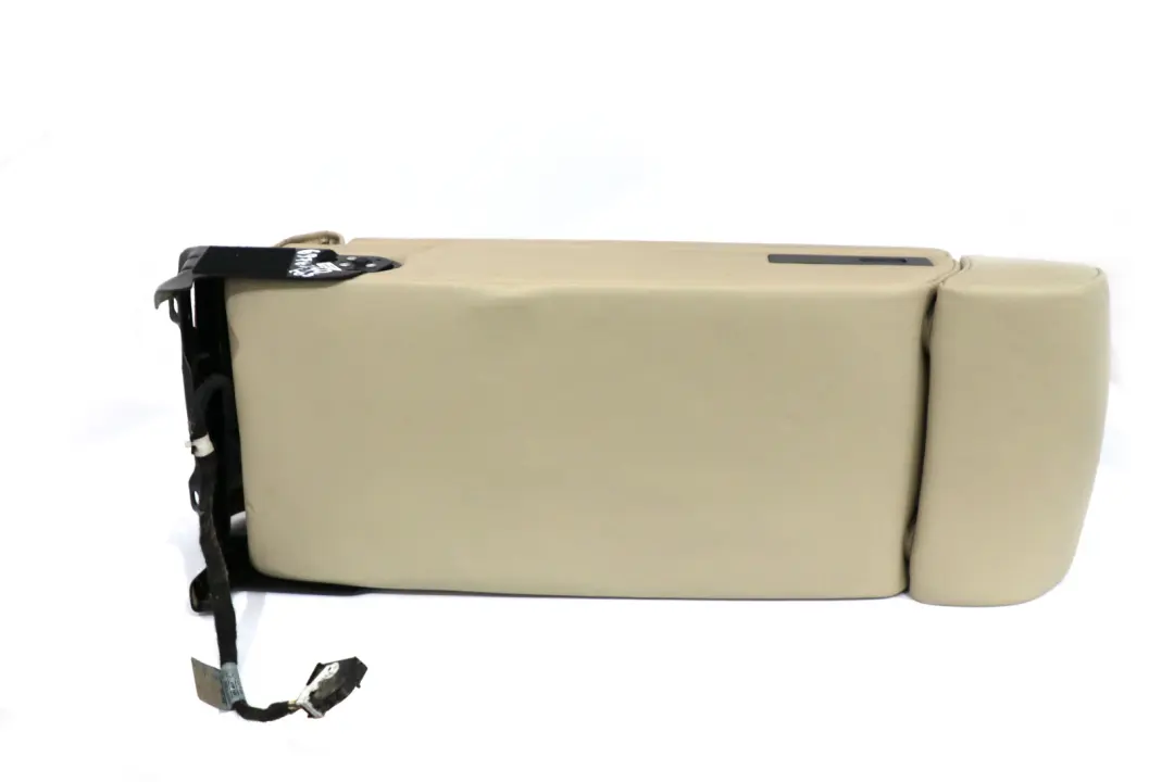Armrest Headrest Console Leather Cream Beige to BMW 7 Series E65 E66 Rear Seat with Part number 6976240 BMW 7 Series E65 E66 Rear Seat Armrest Headrest Console Leather Cream Beige - SKU 6976240 - Part number 6976240