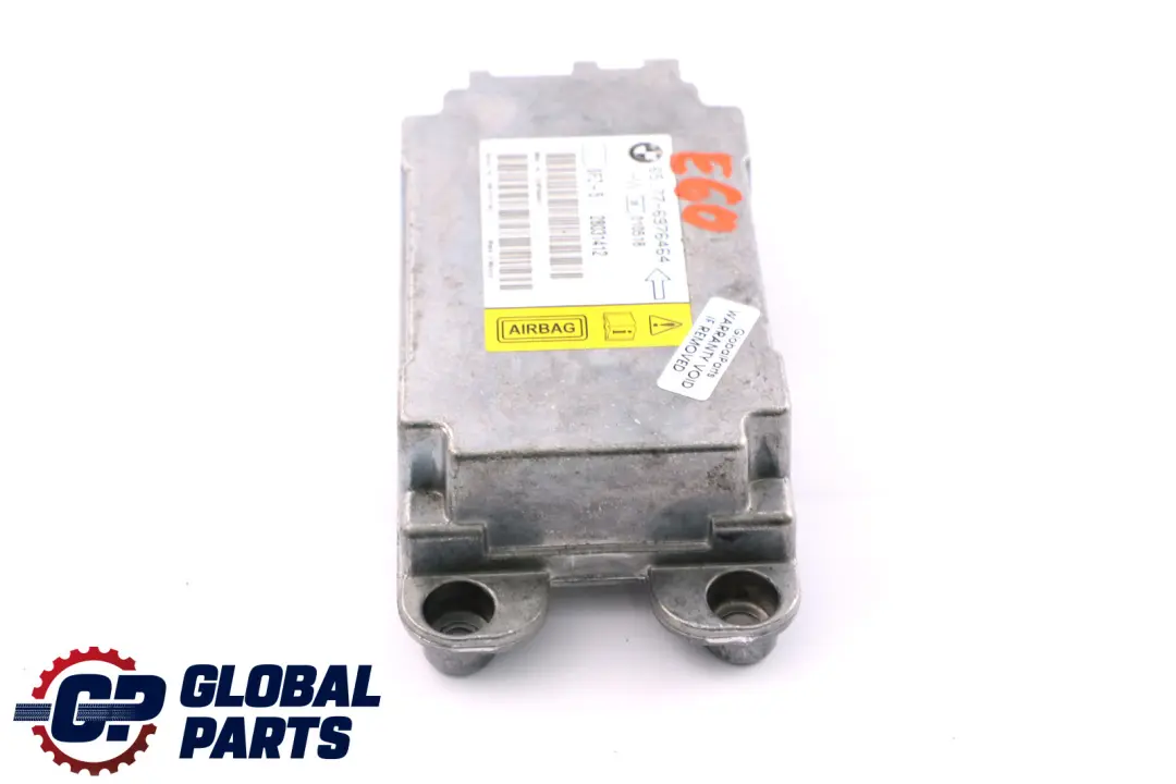Airbag ECU Control Unit Centre Vehicle Sensor to BMW 5 6 Series E60 E61 E63 with Part number 6941018 BMW 5 6 Series E60 E61 E63 Airbag ECU Control Unit Centre Vehicle Sensor - SKU 6976464 - Part number 6941018