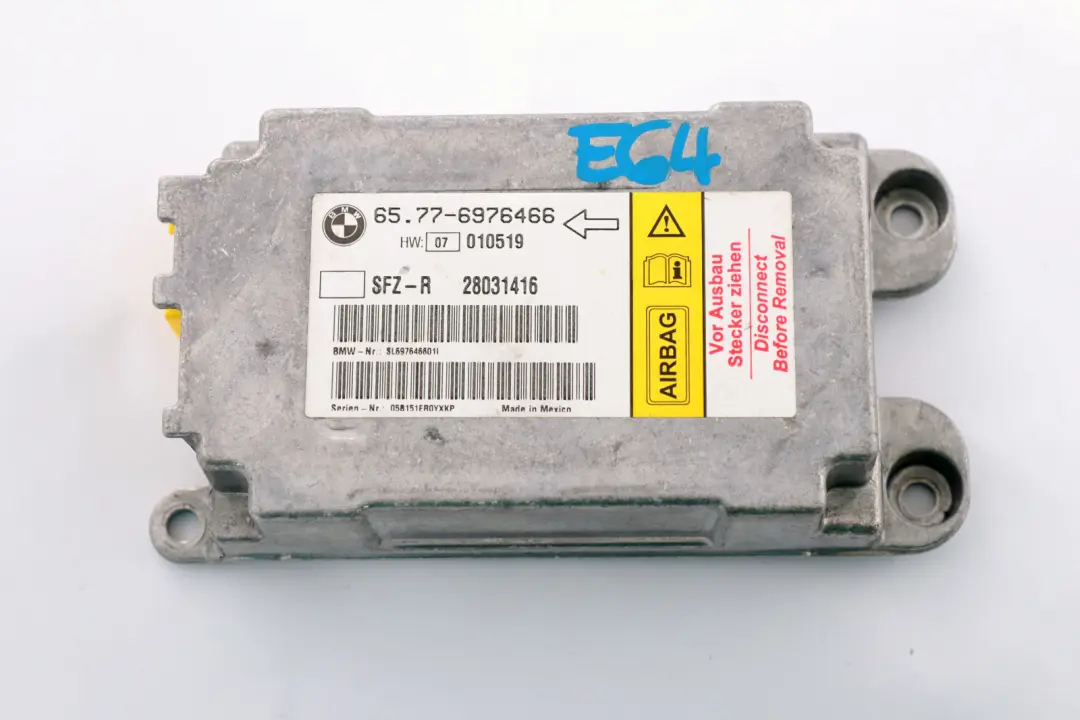 BMW E64 Air Module ECU Control Unit Centre Vehicle Sensor - SKU 6976466 - Part number 6976466