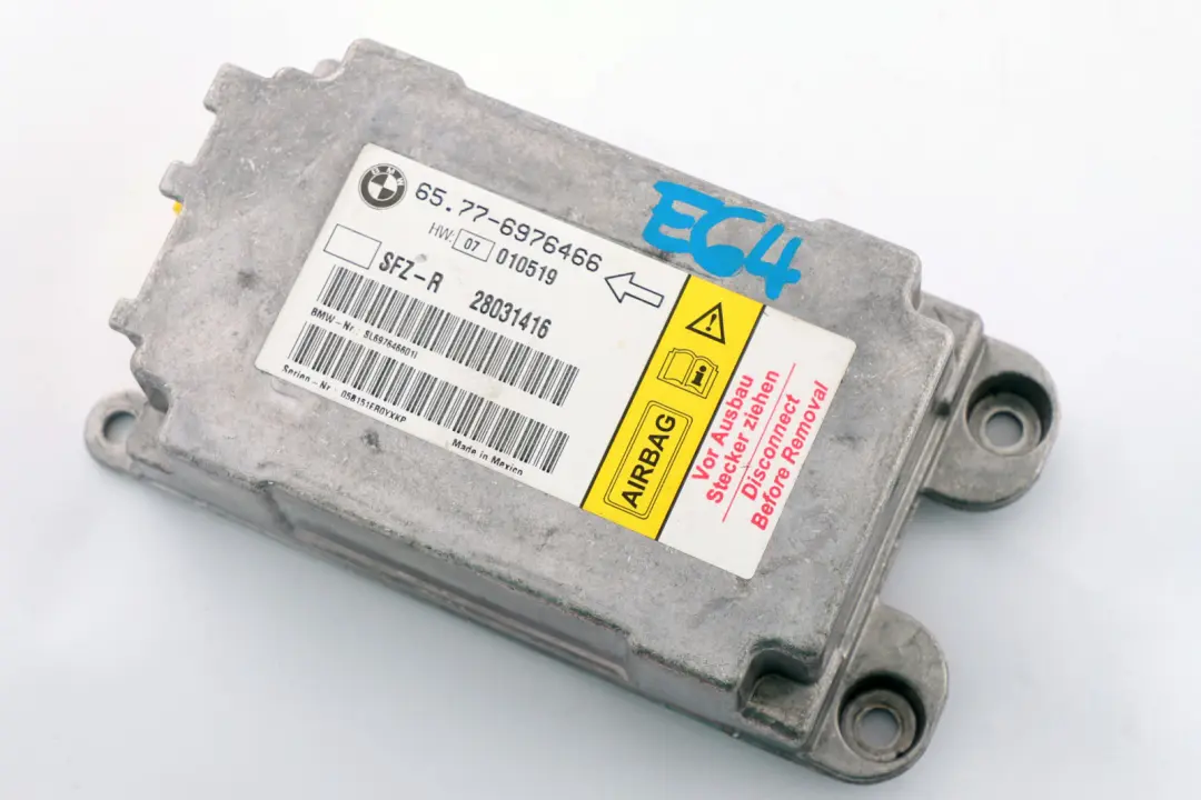BMW E64 Air Module ECU Control Unit Centre Vehicle Sensor - SKU 6976466 - Part number 6976466