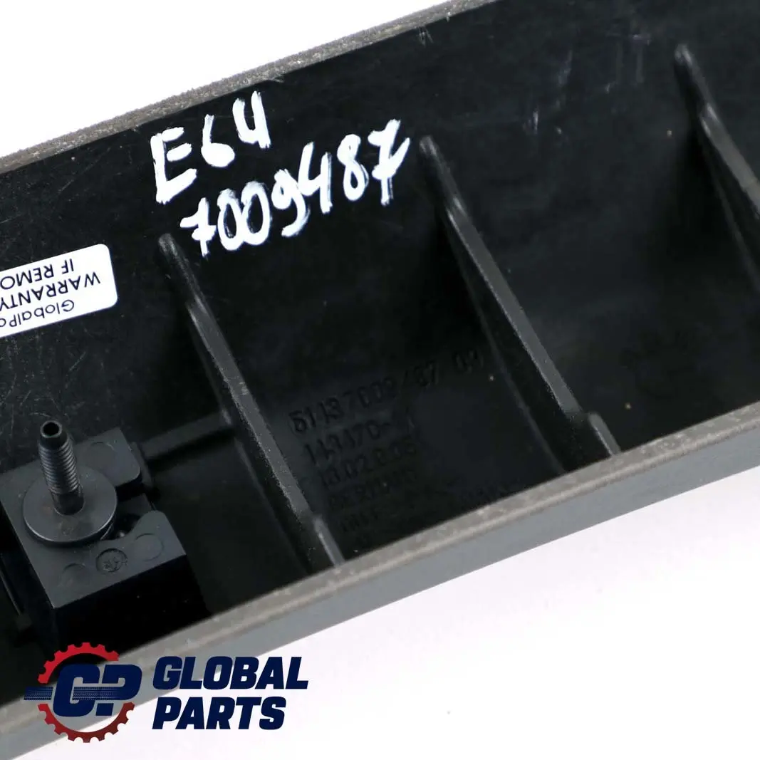 BMW 6 Series E64 Cover A-Column Pillar Left N/S Trim Leather Black - SKU 6976729 - Part number 7009487