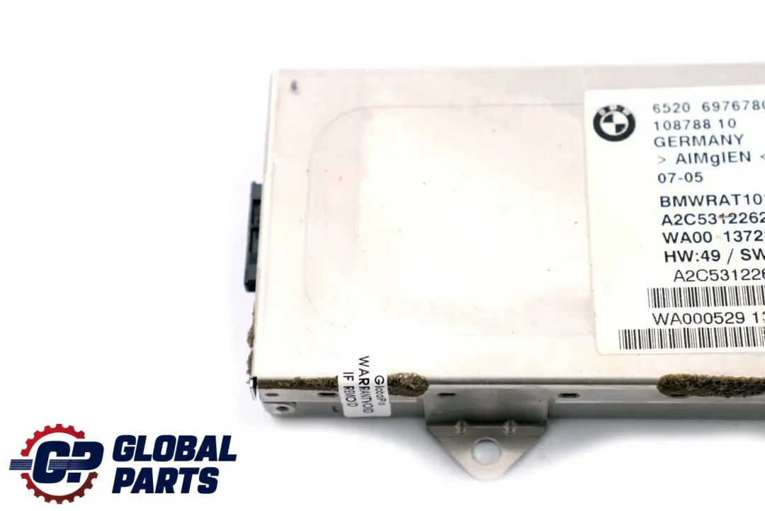 Antena Sintonizador Amplificador Profesional para BMW 7 E65 E66 con número de pieza 6976780 BMW 7 E65 E66 Antena Sintonizador Amplificador Profesional - SKU 6976780 - Número de pieza 6976780