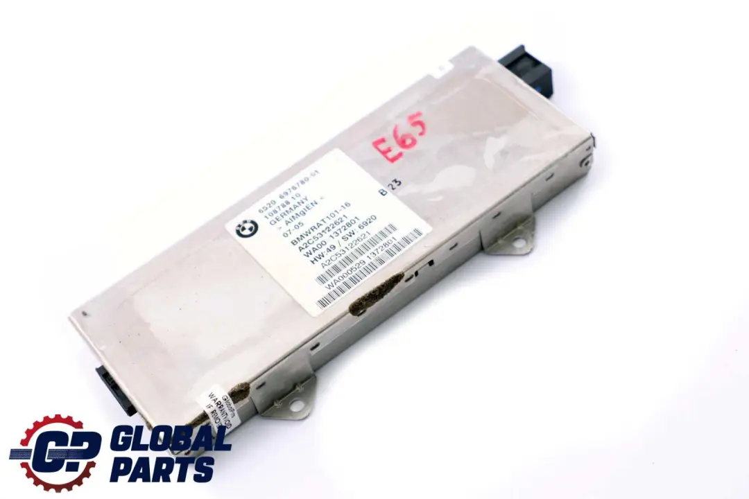 Antennen-Tuner-Verstärker Professional für BMW 7 E65 E66 mit Teilenummer 6976780 BMW 7 E65 E66 Antennen-Tuner-Verstärker Professional - SKU 6976780 - Teilenummer 6976780