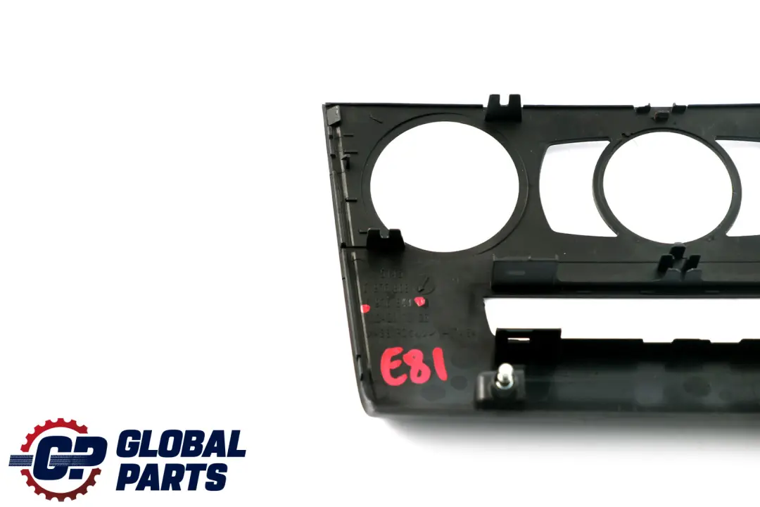 Trim Cover Function Carrier Centre Black to BMW E81 E82 E87 LCI with Part number 6976841 BMW E81 E82 E87 LCI Trim Cover Function Carrier Centre Black - SKU 6976841 - Part number 6976841